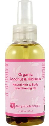 organic coconut hibiscus conditioning oil