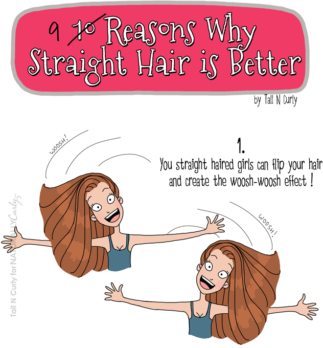 9 Reasons Straight Hair Is Better 